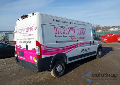 2020 Ram Promaster 2500 High Roof 159 Wb from USA, damaged, VIN 3C6TRVDG8LE139500